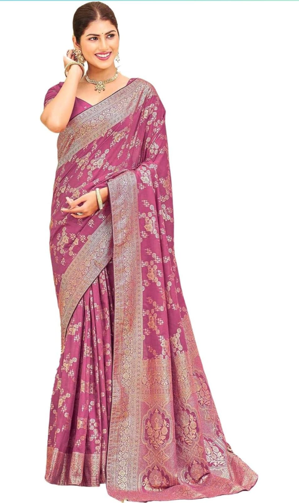 Exquisite Brocade Saree Weaving Artistry Showcases Festive Grandeur
