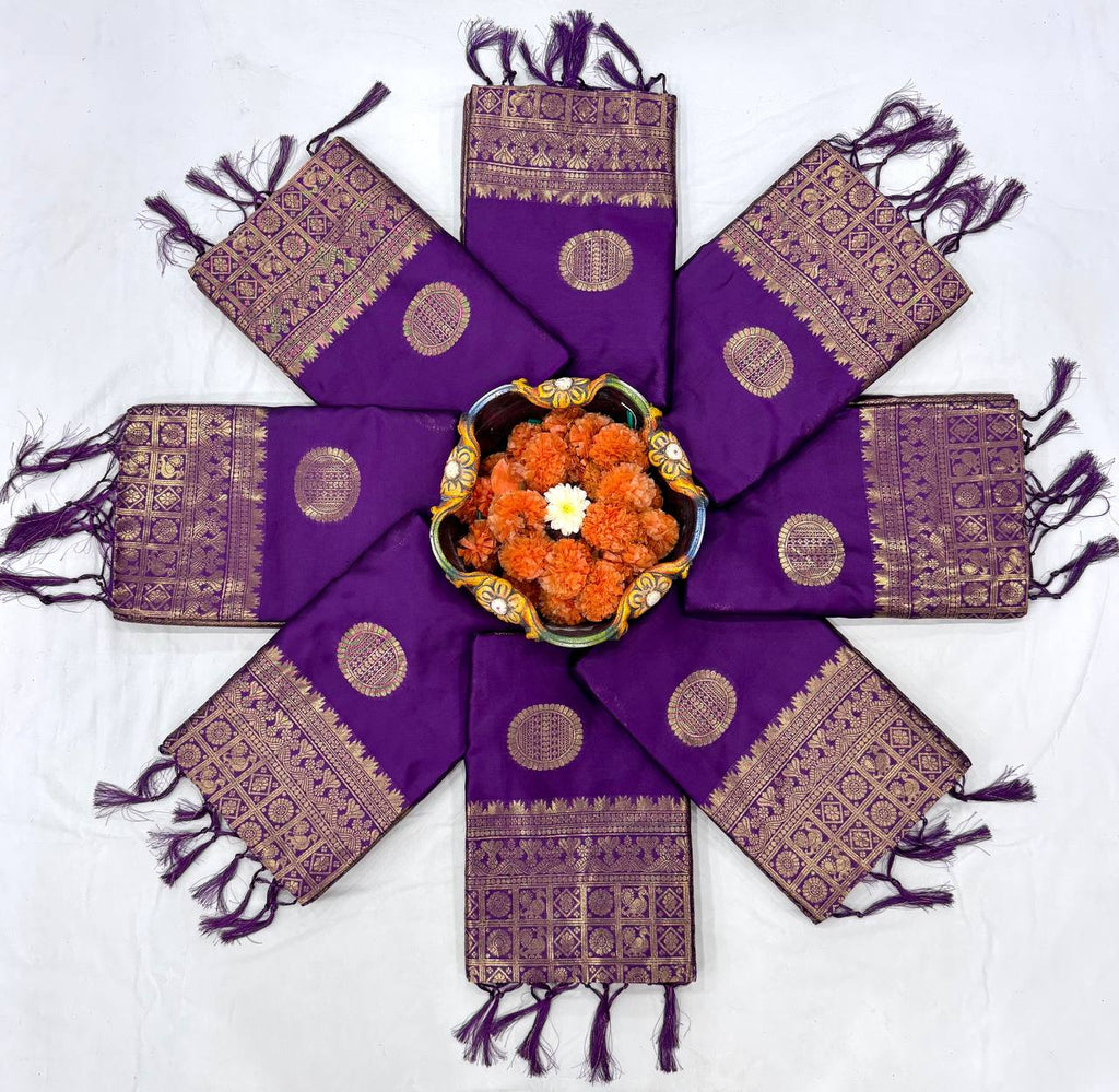 Premium Heritage Saree Featuring Classic Designs and a Grand Festive Border